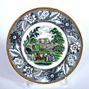 Pair of English plates from early 20th century